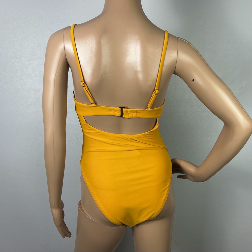 NEW ANDREA IYAMAH YELLOW ONE-PIECE SWIMSUIT - Picture 9 of 9